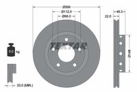 TEXTAR Remschijf (92098400)