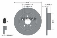 TEXTAR Remschijf (92205503)