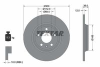 TEXTAR Remschijf (92282803)