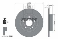 TEXTAR Remschijf (92316803)