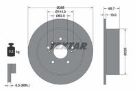 TEXTAR Remschijf (92171603)