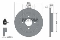 TEXTAR Remschijf (92088403)