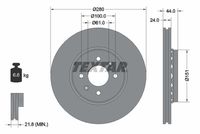 TEXTAR Remschijf (92254603)