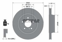 TEXTAR Remschijf (92163605)