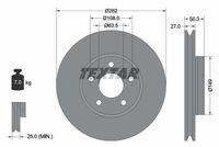 TEXTAR Remschijf (92303405)