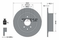 TEXTAR Remschijf (92237103)