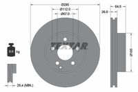 TEXTAR Remschijf (92163205)