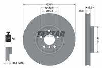 TEXTAR Remschijf (92161005)