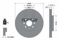 TEXTAR Remschijf (92129303)