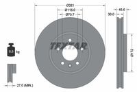 TEXTAR Remschijf (92256803)