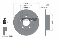 TEXTAR Remschijf (92088503)