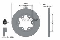 TEXTAR Remschijf (92275803)