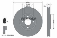 TEXTAR Remschijf (92107800)