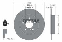 TEXTAR Remschijf (92241303)