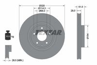 TEXTAR Remschijf (92315203)