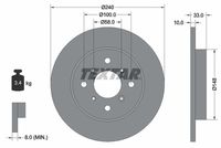 TEXTAR Remschijf (92153300)