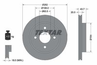 TEXTAR Remschijf (92063603)