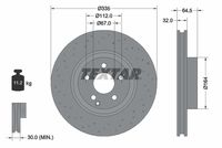 TEXTAR Remschijf (92171905)