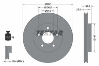 TEXTAR Remschijf (92152403)