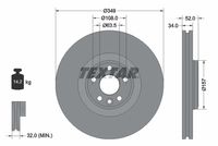 TEXTAR Remschijf (92301805)