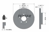 TEXTAR Remschijf (92131903)