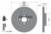 TEXTAR Remschijf (92053503)