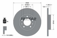 TEXTAR Remschijf (92268003)