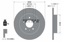 TEXTAR Remschijf (92205703)