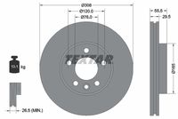 TEXTAR Remschijf (92279505)