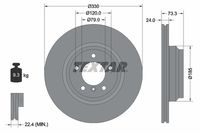 TEXTAR Remschijf (92137805)