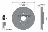 TEXTAR Remschijf (92124803)