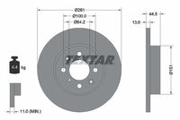 TEXTAR Remschijf (92090100)