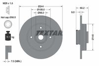 TEXTAR Remschijf (92305403)