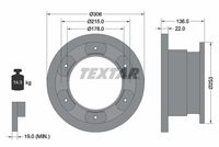 TEXTAR Remschijf (93127300)