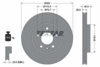 TEXTAR Remschijf (92205605)