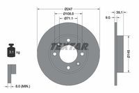 TEXTAR Remschijf (92111703)