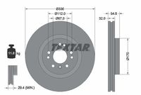 TEXTAR Remschijf (92150605)