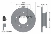 TEXTAR Remschijf (92159103)