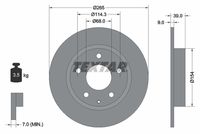 TEXTAR Remschijf (92267703)