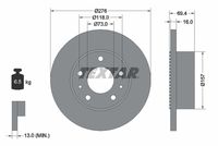 TEXTAR Remschijf (93104800)