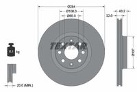 TEXTAR Remschijf (92145803)