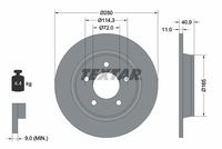 TEXTAR Remschijf (92046903)