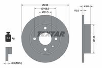 TEXTAR Remschijf (92050900)