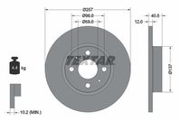 TEXTAR Remschijf (92236703)