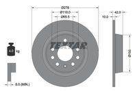 TEXTAR Remschijf (92160705)