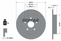 TEXTAR Remschijf (92225303)