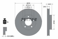 TEXTAR Remschijf (92130303)