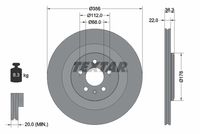 TEXTAR Remschijf (92241803)