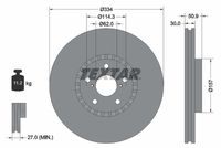 TEXTAR Remschijf (92147903)