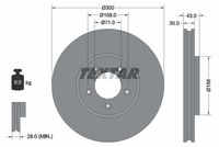 TEXTAR Remschijf (92099003)